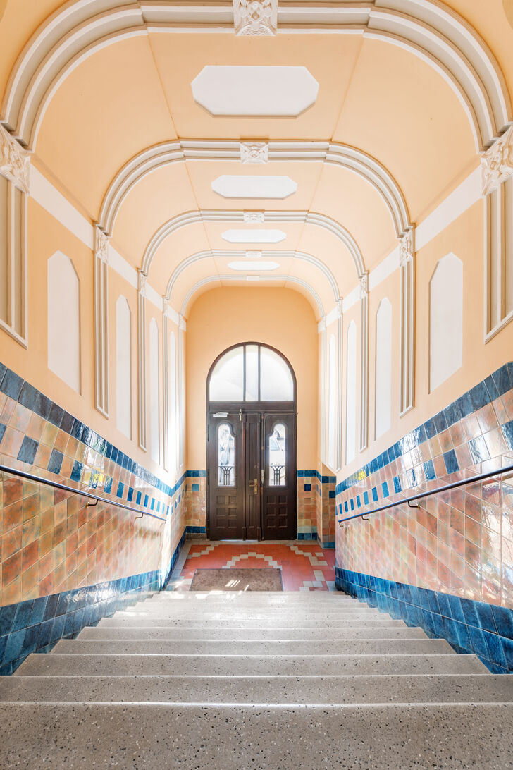 Prachtvolles Jugendstil-Entree