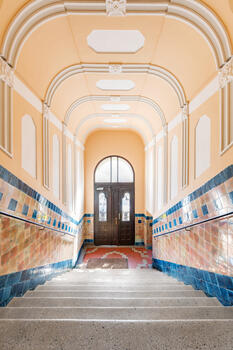 Prachtvolles Jugendstil-Entree