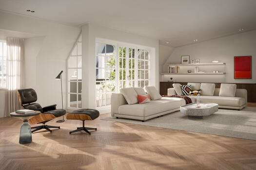 Luxurious top floor (visualization)