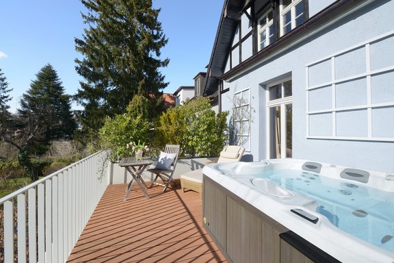 Dachterrasse mit Whirlpool
