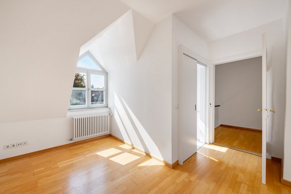 Work area in the attic