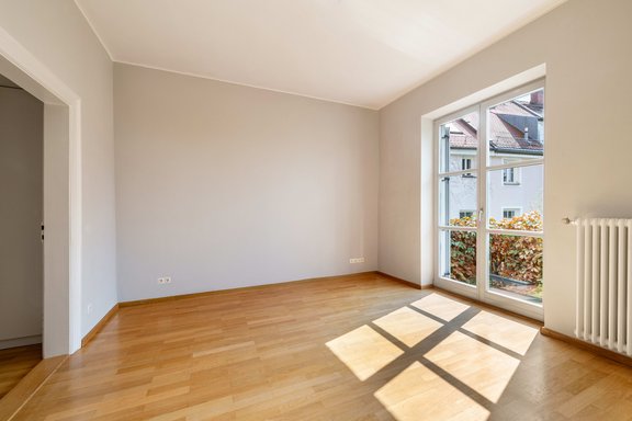 Bedroom with balcony