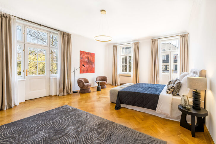 Schlafbereich mit Ankleide