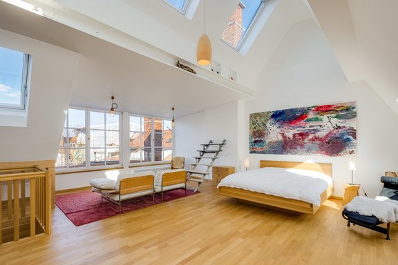 Bedroom in the attic