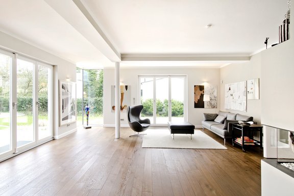 Living area furnished