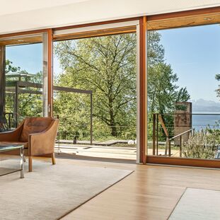 Living area with adjoining terrace
