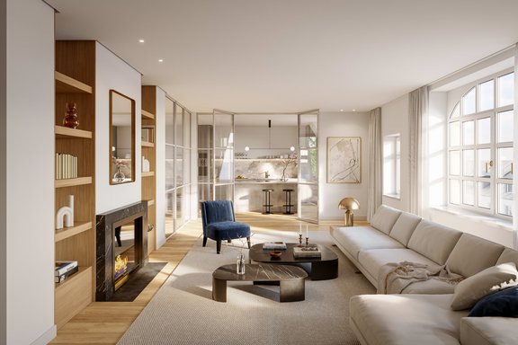 Umbauvorschlag Wohnraum (Visualisierung)