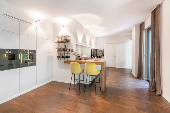 Edel gestaltete Küche