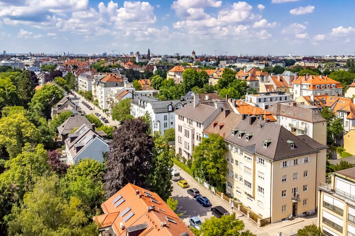 Lage am Englischen Garten