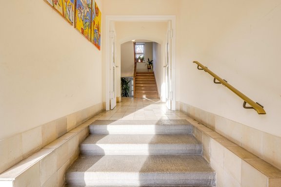 Solnhofener Platten im Entree