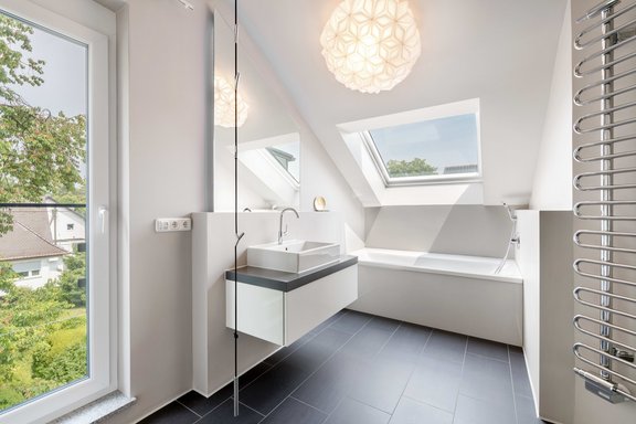 Helles, komfortables Bad