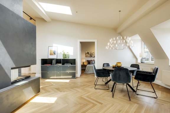 Stylisches Mobiliar inkludiert