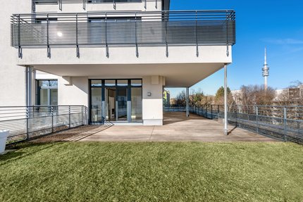 Weite Blicke zum Olympiapark