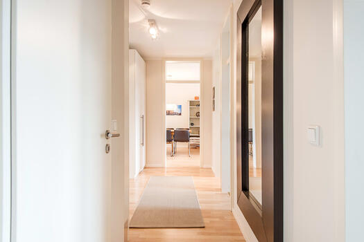Spacious hallway