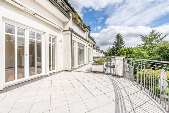 Sonnige Südterrasse