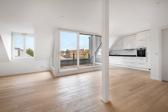 Wohn-Essbereich mit Dachterrasse