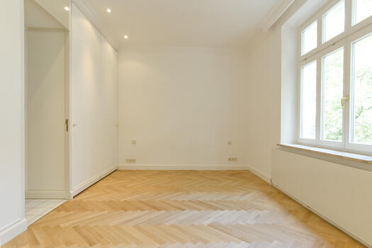 Bedroom with fitted wardrobes