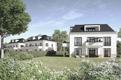 Representative new building: 3-room apartment with 2 hobby rooms and 520 m² beautiful south garden