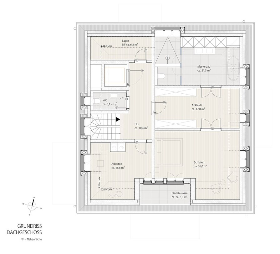 Grundriss Dachgeschoss