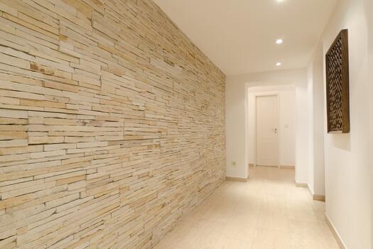 Hallway in the basement