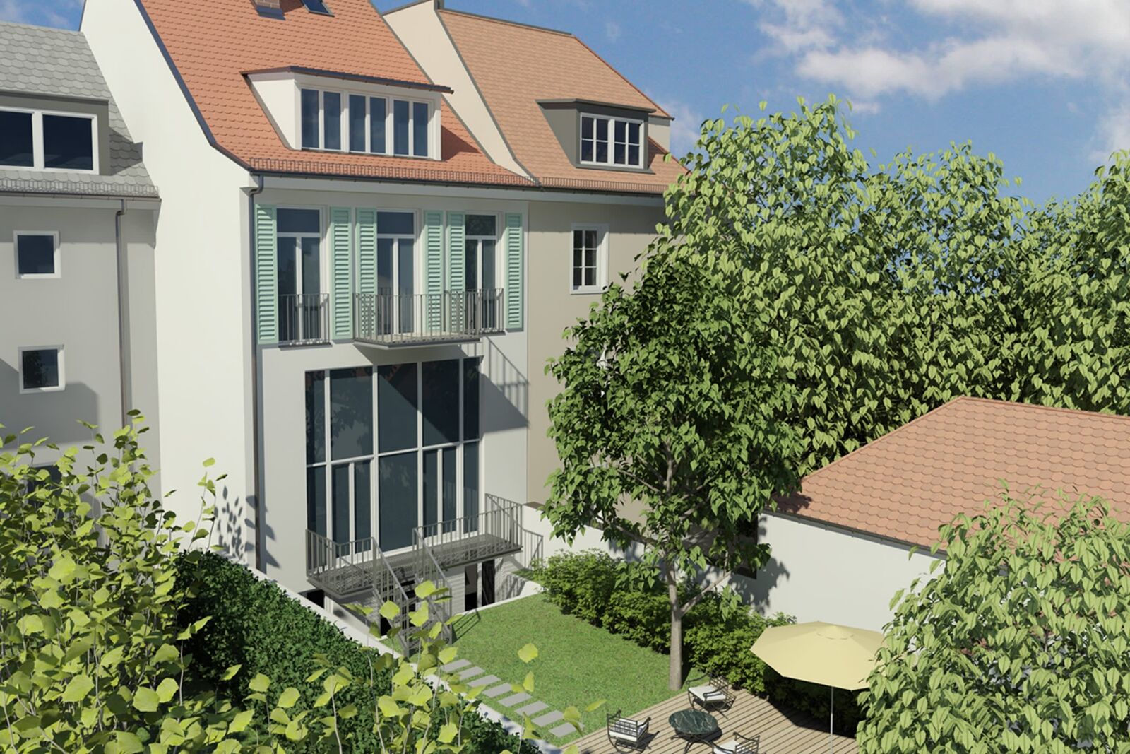 Ansicht Garten