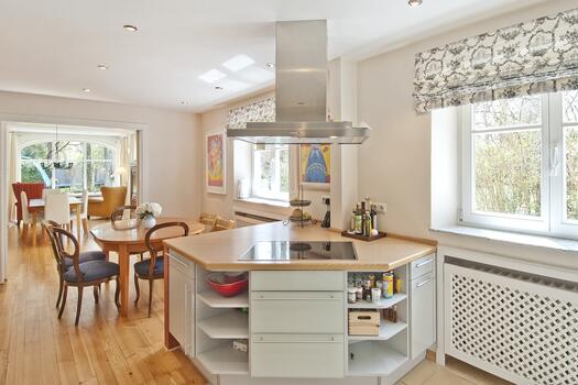 Kitchen with dining area