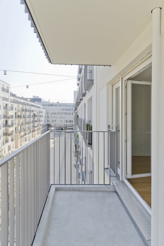 South-east facing balcony