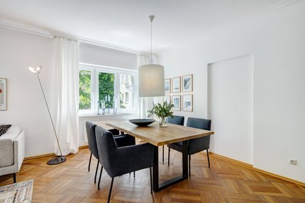 Einladender Essplatz