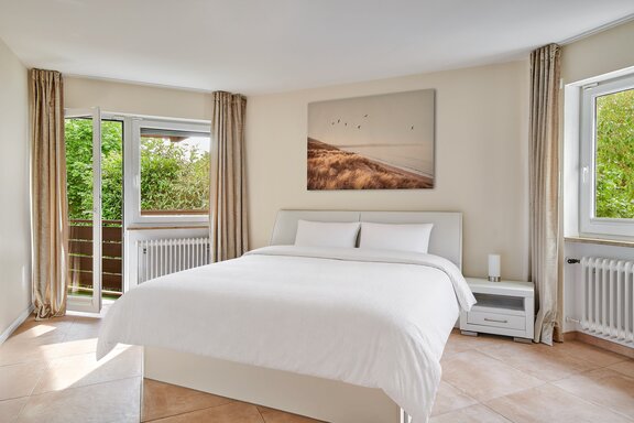 Up to three bedrooms on the upper floor