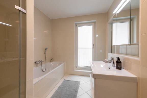 Zeitlos modernes Bad