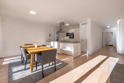Kitchen with dining area