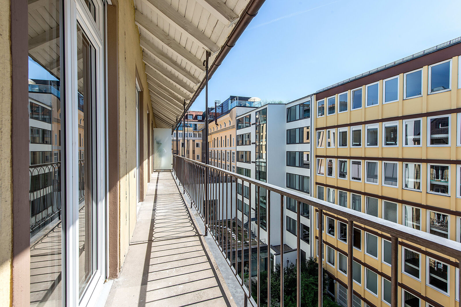 Balkon mit Südausrichtung