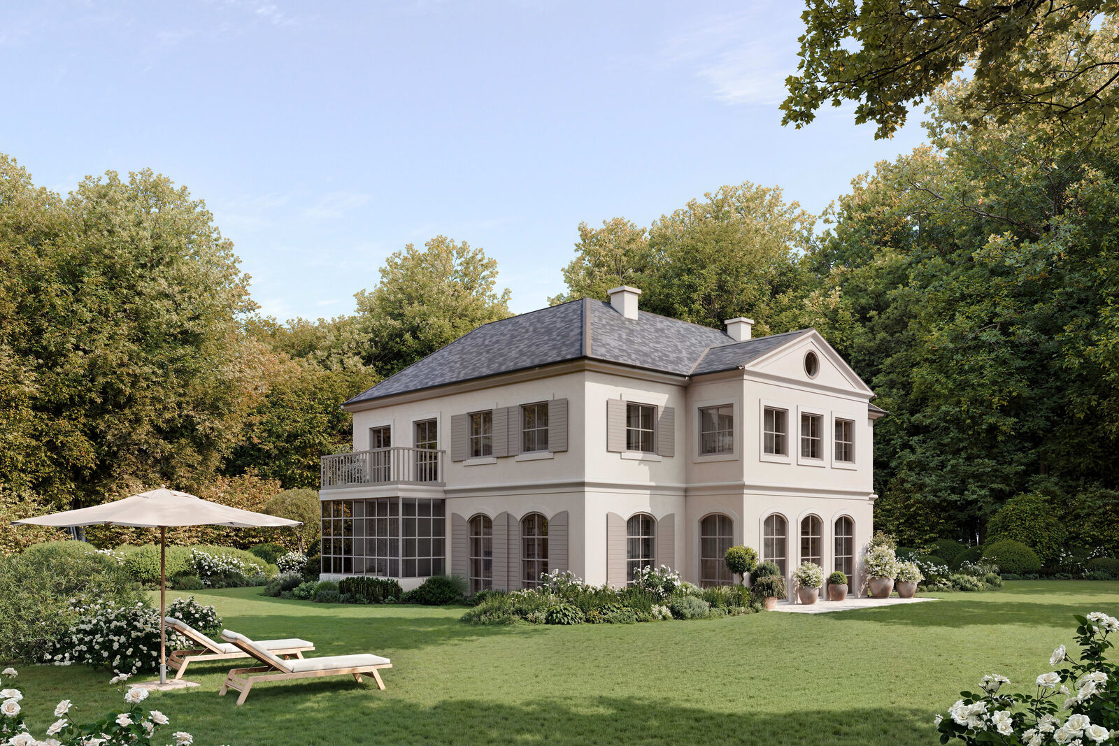 Einfamilienhaus Visualisierung