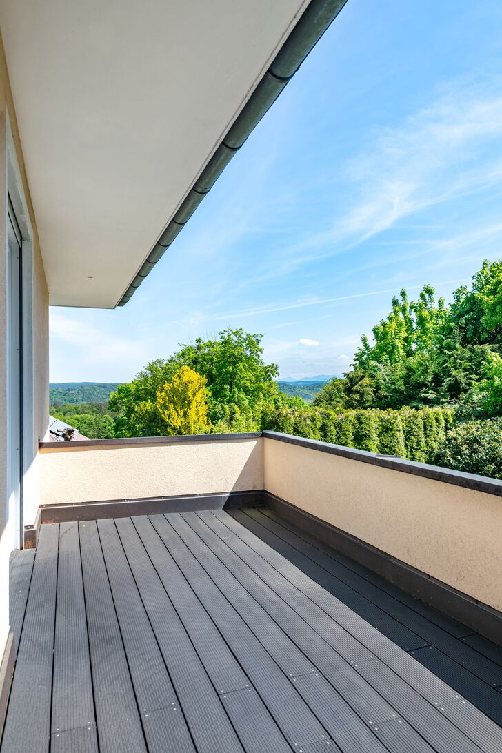 Alpenblick vom Balkon