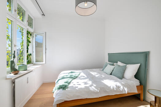 Bedroom with view