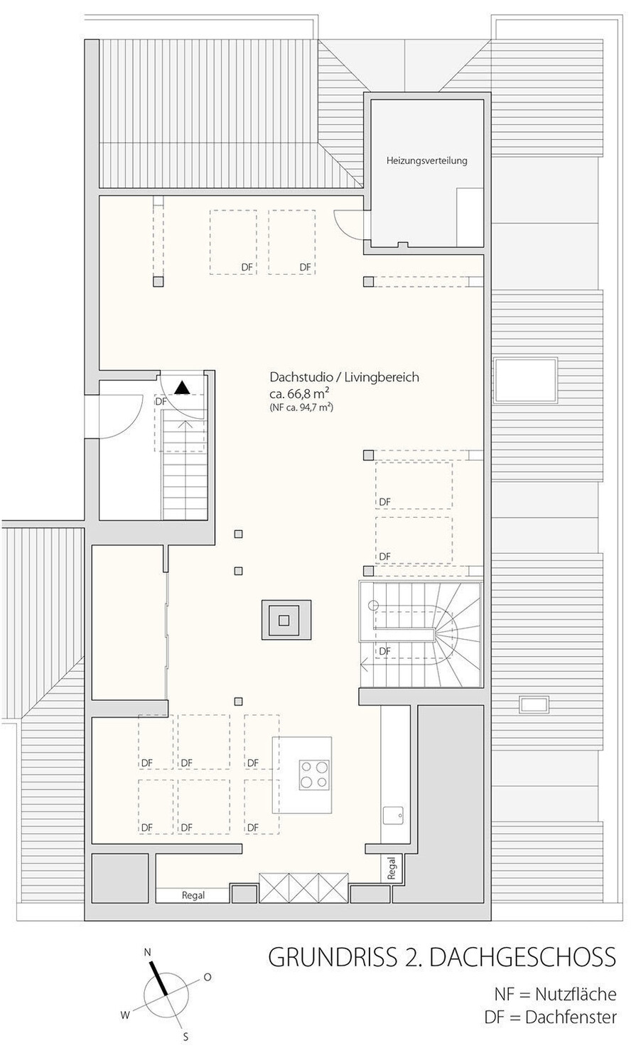 Grundriss Dachspitz