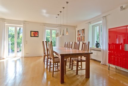 Essbereich mit Terrassenzugang