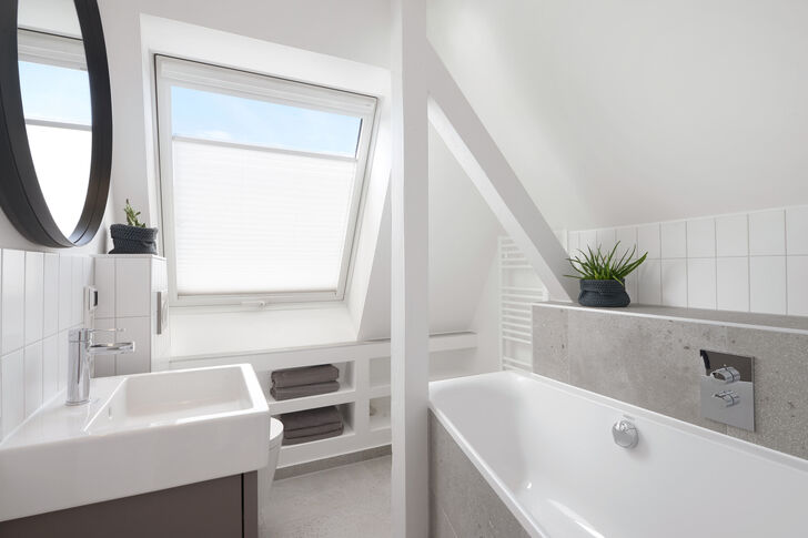 Badezimmer im DG