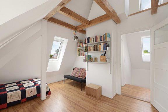 Children's room in the attic