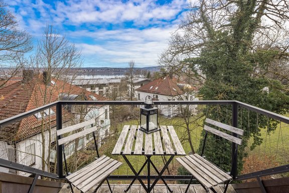 Traumblicke auf See und Alpen