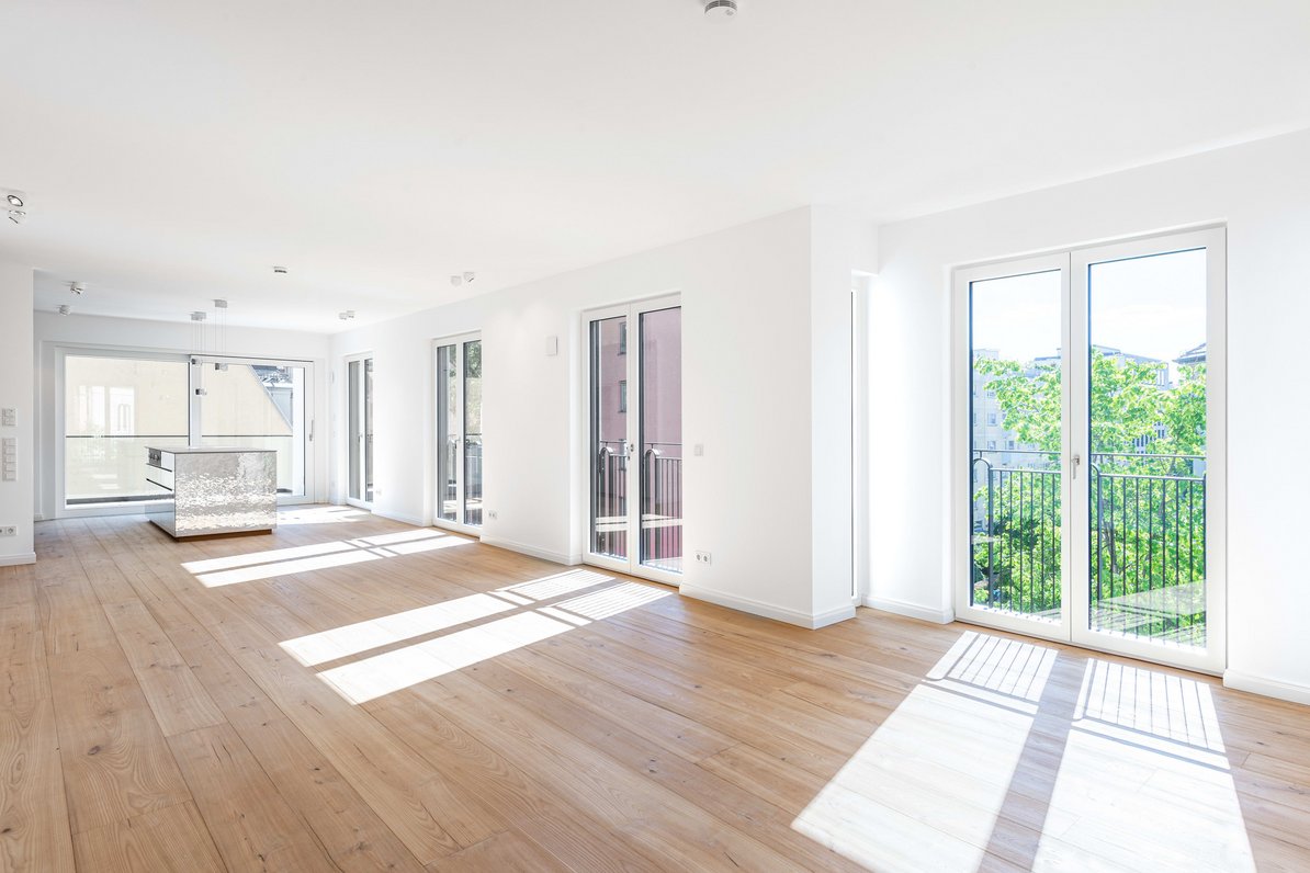 Open plan cooking area