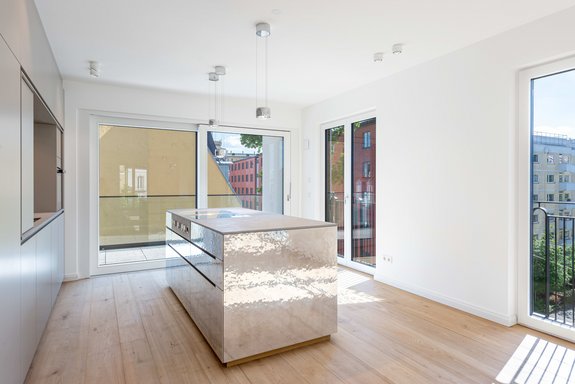 Luxuriöse Schreinerküche