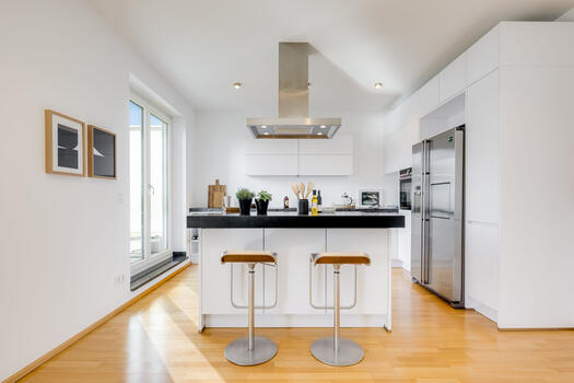 Modern cooking area