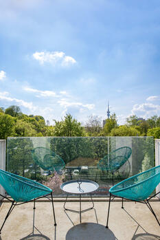 Blick bis zum Olympiaturm