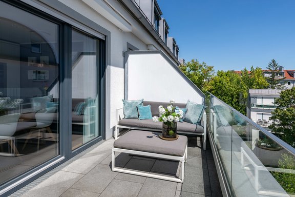 Dachterrasse mit Weitblick