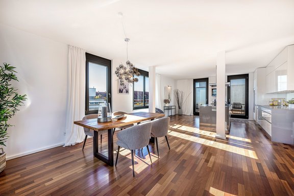 Stilvoller Wohn-/Essbereich