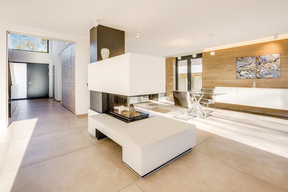 Kamin mit großer Wirkung