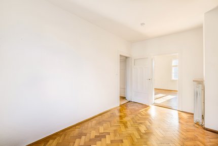 Schlafzimmer mit Gartenblick