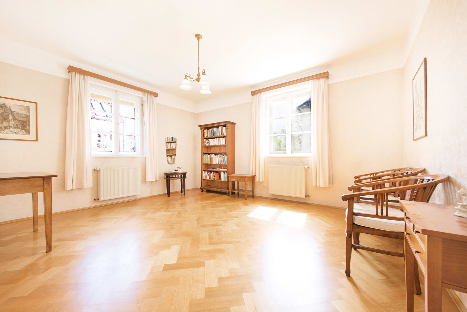 Wohnzimmer im Erdgeschoss
