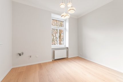 Gut geschnittene Küche